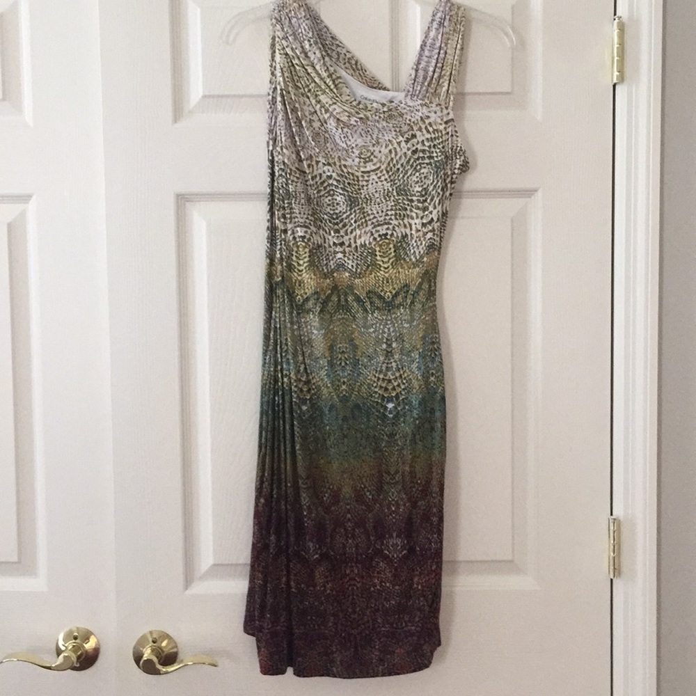 Calvin Klein printed dress, woman's size 4